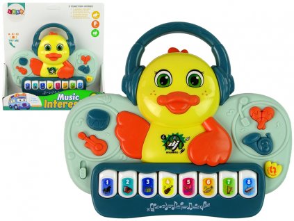 Interactive Duck Duck Piano DJ Sound Instruments Musical Melodies