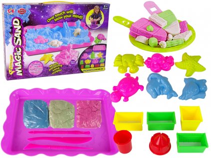 Kinetic Sand Coloured Moulds Set