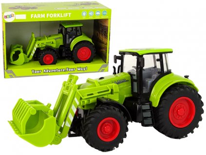Large Green Wheel Friction Drive Tractor