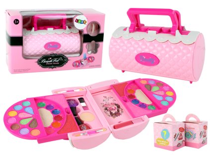 Makeup Set in Case Accessories Pink