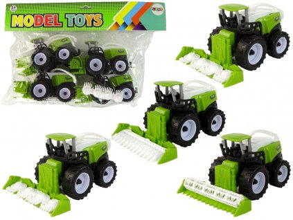 Dětská sada zemědělských traktorů 4 kusy
