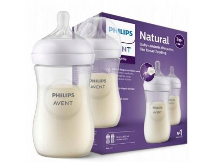 Sada kojeneckých lahví Phillips Avent natural response 2x260 ml