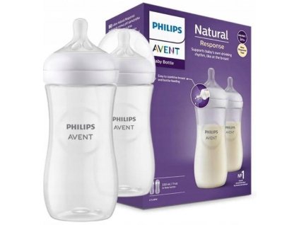 Sada kojeneckých lahví Phillips Avent natural response 2x330 ml