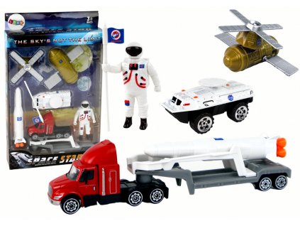 Sada figurek Space Truck Rocket 8 ks