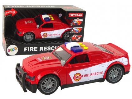 Car Fire Department 1:14 Lights Sounds Red