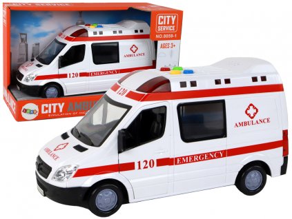 Dětské auto Ambulance se zvukem a světlem