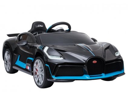 Elektrické auto Bugatti Divo pro děti černé