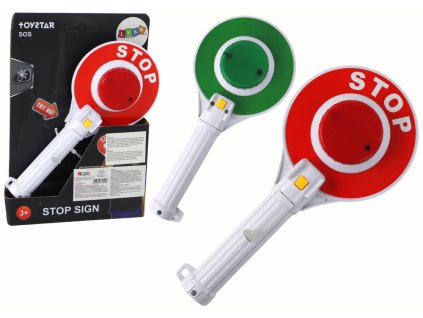 Police Lollipop For Children, Double-Sided Stop Light