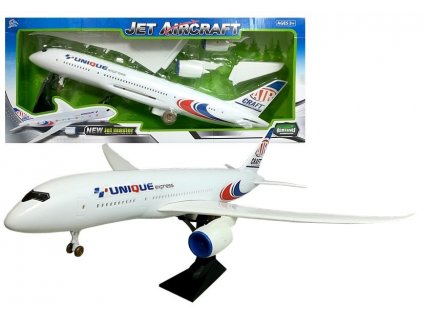 Big Plane 1:52 Model Folded on wheels