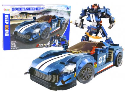 Construction Bricks Vehicle Sports Car Robot Fute GT 355 pcs.