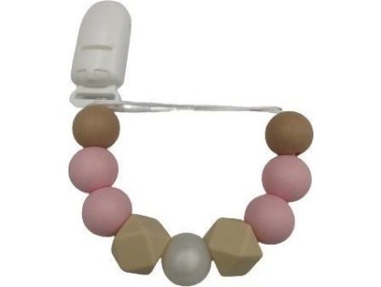 310310 dreveny privesek na dudlik ruzova bila koralky