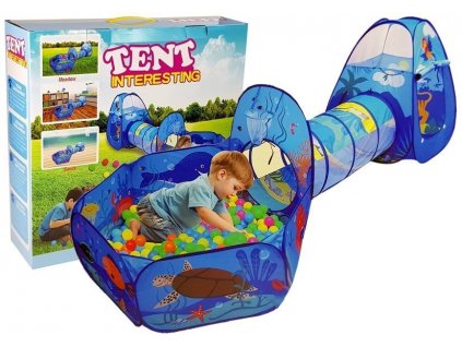 Tunnel Tent Dry Pool 100 Pieces Balls Basket