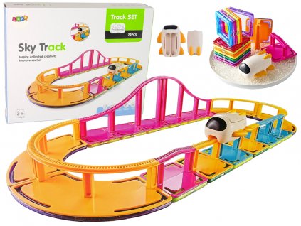 Magnetic Construction Blocks Sky Track 29 Pieces