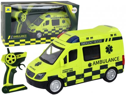 Auto Ambulance se světly na dálkové ovládání