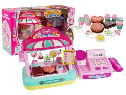 Candy Shop Cash Register Pink 35PCS
