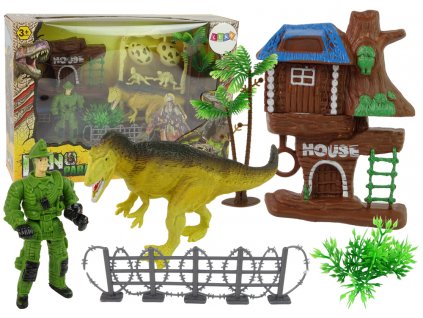 Large Jurassic Dinosaur Set + Accessories For fans of prehistoric creatures !