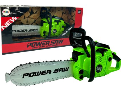 311420 detska motorova pila zelena