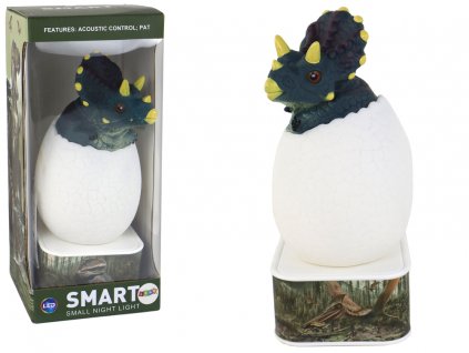 Dinosaur Triceratops Micro USB Egg LED Night Lamp