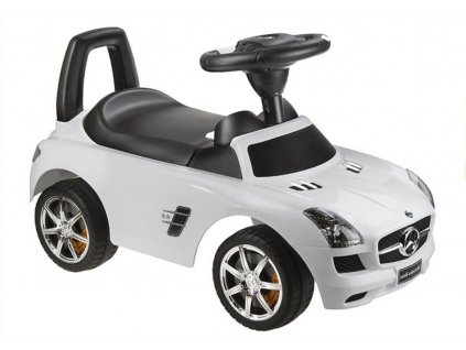 Mercedes-Benz SLS AMG White - Kids Push Along Ride On Car