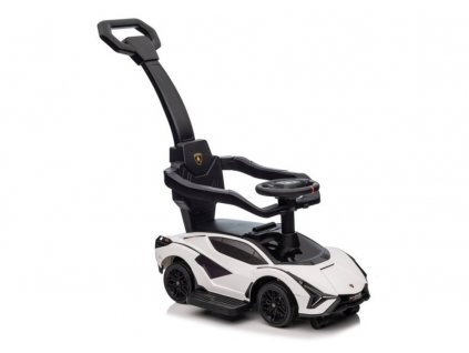 Lamborghini QLS-996T Ride-on With Pusher White