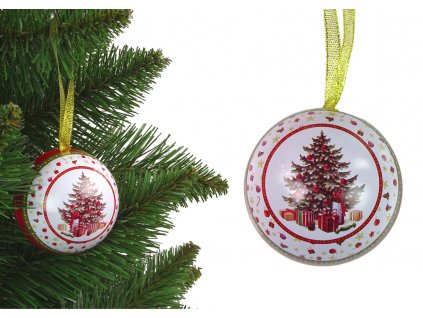 Christmas Metal Bomb Christmas Tree Ornament with Presents