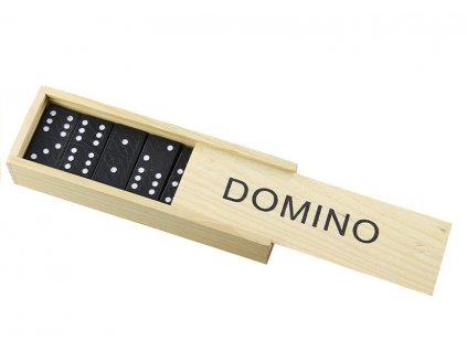 Domino v dřevěné krabičce