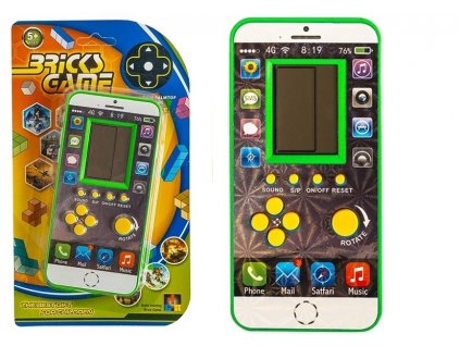 Electronic Game Tetris Green Phone