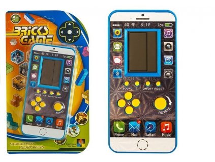 Electronic Brick Game Tetris Smartphone Blue