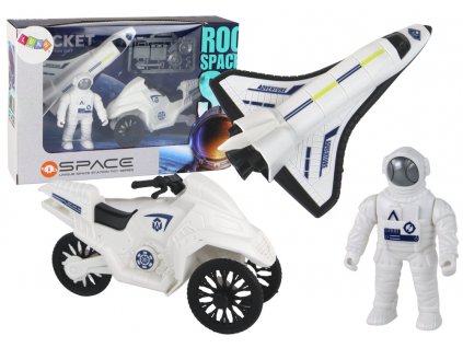 Space Space Mission Rocket Cosmonaut Set 4 Pieces