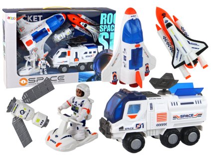 Set Space Mission Rocket Space Ships Space Vehicles 7 pieces