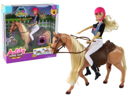 Barbie panenka Anlily s koněm