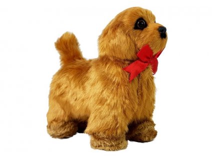 Interactive Remote Controlled Dog Moves Barks Brown