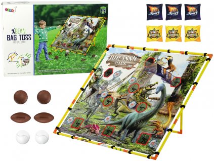 Target Throwing Game Dinosaurs Balls Bags