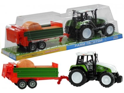 Large Tractor with a Trailer Accessories Farm 65 cm