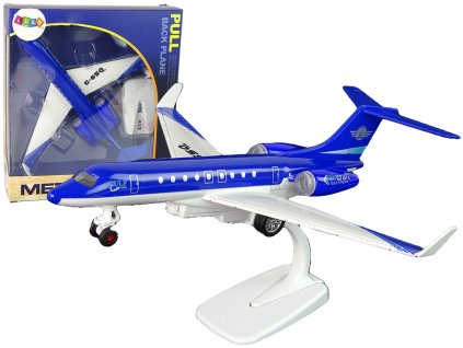Passenger aircraft G-650 Propulsion Sound Lights Blue