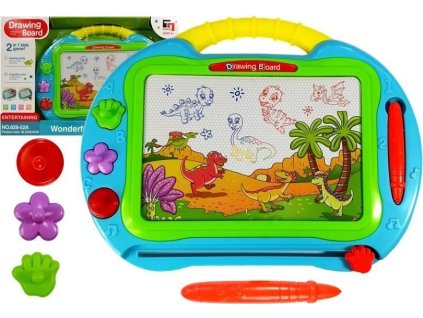 314351 magneticka kreslici tabulka s doplnky tyrkysova