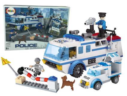 Police Car 368 Piece Chase Bricks Set