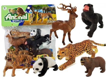 Animal Toys Set 6 pcs Jungle Animals