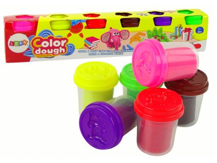 Animal Play Dough Set 6 Colors Cups