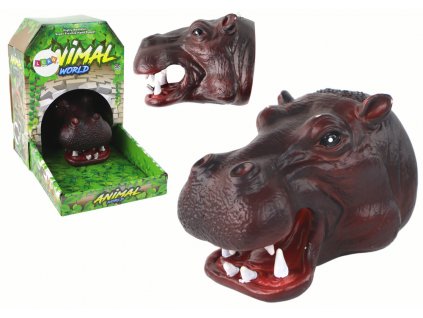 Animal Hippopotamus Hand Puppet