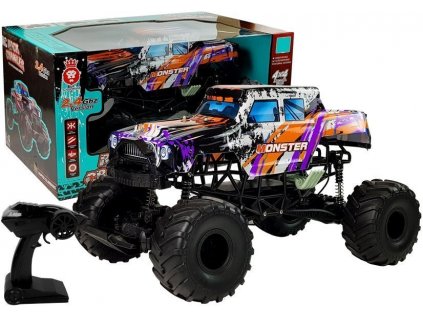 Remote Controlled Terrain Car 2.4G 4x4 Purple 57cm