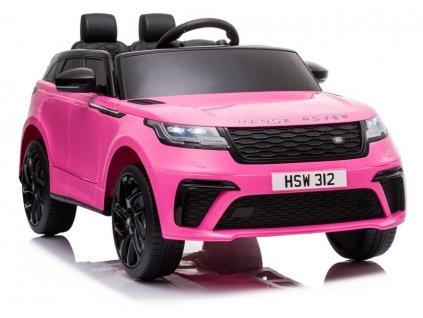 Elektrické auto Range Rover růžové
