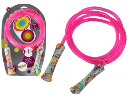 Sports Set Pink Glowing Jump Rope 2.1M