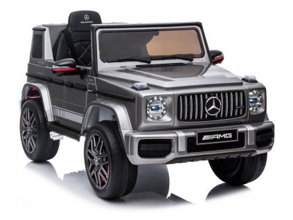 Elektrické auto Mercedes G63 AMG stříbrná metalíza