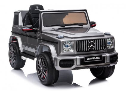 Mercedes G63 AMG Electric Ride On Car – Silver Painting