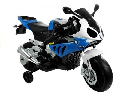 Elektrická motorka BMW S1000RR modrá