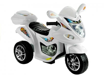 BJX-88 White- Electric Ride On Motorcycle