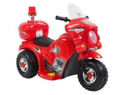 Elektrická červená motorka LL999