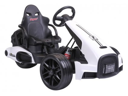 CH9939 Electric Ride-On Go-kart White