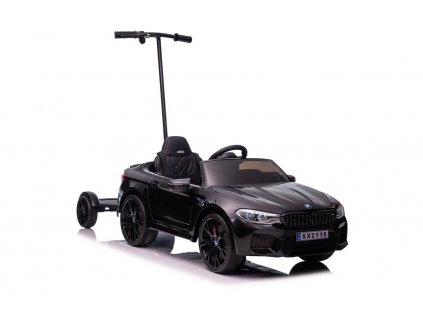 Elektrické auto BMW M5 s platformou, černé